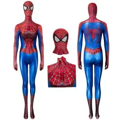 Female Spiderman Tobey Maguire Jumpsuit Spider Man Cosplay Suit