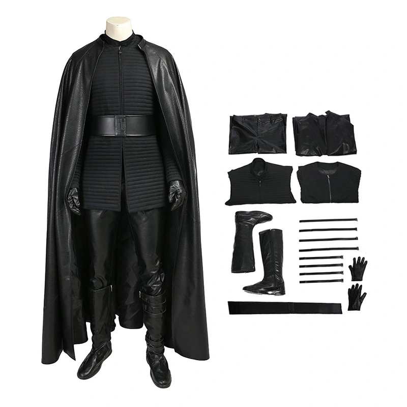 Star Wars 8 The Last Jedi Kylo Ren Costume Cosplay Deluxe Version Suit 1 Star Wars 8 The Last Jedi Kylo Ren Costume Cosplay Deluxe Version Suit