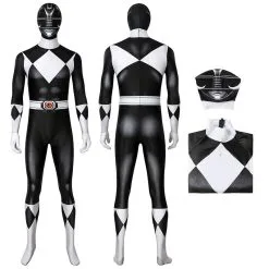 Adult Power Rangers Jumpsuit Mighty Morphin Power Rangers Cosplay Costume