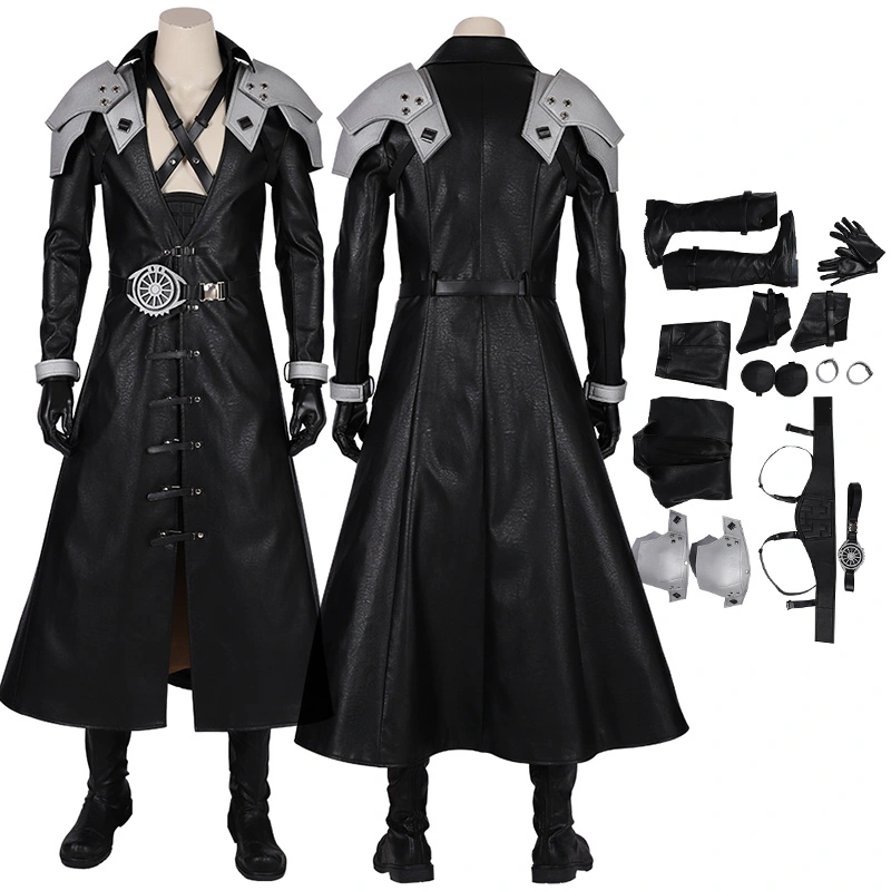 Final Fantasy VII Remake Sephiroth Cosplay Costume Suit 1 Final Fantasy VII Remake Sephiroth Cosplay Costume Suit