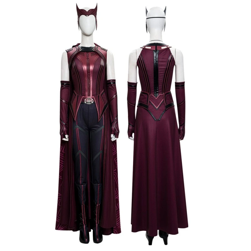 Ready To Ship 2021 New Scarlet Witch Cosplay Wanda Maximoff Costume Upgraded Version 1 Ready To Ship 2021 New Scarlet Witch Cosplay Wanda Maximoff Costume Upgraded Version