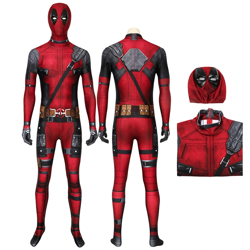 New Deadpool Wade Wilson Jumpsuit Cosplay Costume 1 New Deadpool Wade Wilson Jumpsuit Cosplay Costume
