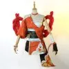 Genshin Impact Yoimiya Cosplay Costume Deluxe Version Full Set