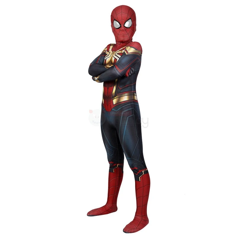 Kids Spider-Man 3 No Way Home Peter Parker Cosplay Costumes 3 Kids Spider-Man 3 No Way Home Peter Parker Cosplay Costumes - Image 3