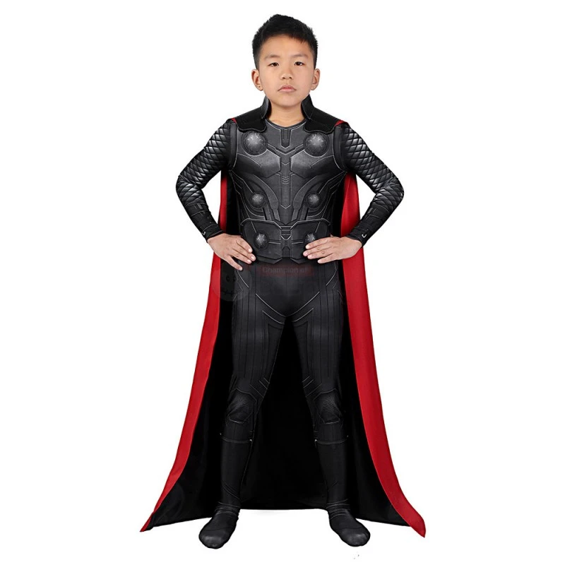 Thor Odinson Costume Avengers 3 Infinity War Cosplay Suit For Kids 2 Thor Odinson Costume Avengers 3 Infinity War Cosplay Suit For Kids - Image 2