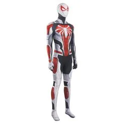2023 Spiderman PS4 White Armor Jumpsuit Cosplay Costume -Cheap Ready To Ship Store 1 3 800x800 3