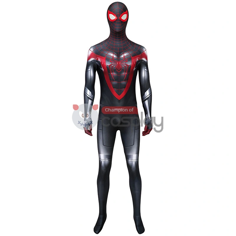 Spiderman Jumpsuit Spider Man PS5 Miles Morales Cosplay Costume 2 Spiderman Jumpsuit Spider Man PS5 Miles Morales Cosplay Costume - Image 2
