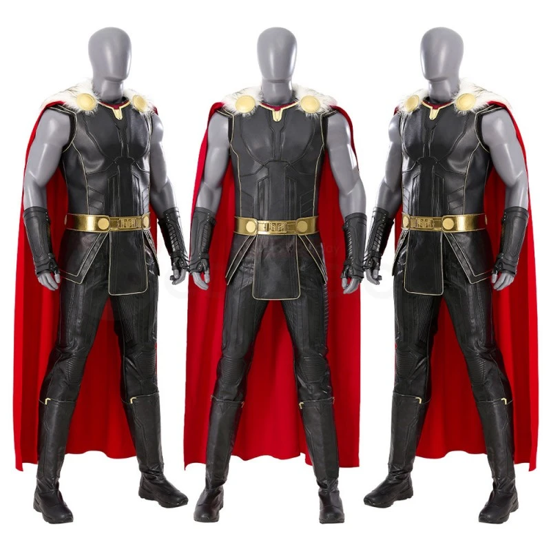 Thor 4 Love And Thunder Thor Costume Thor New Black Cosplay Suit 2 Thor 4 Love And Thunder Thor Costume Thor New Black Cosplay Suit - Image 2