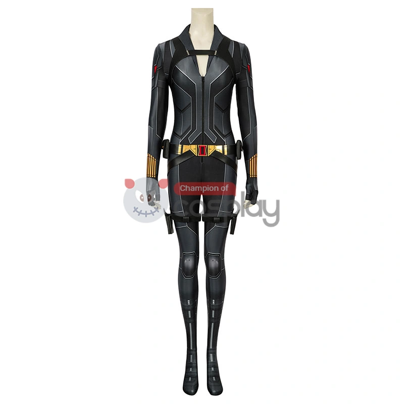 Natasha Romanoff Jumpsuit 2020 Black Widow Cosplay Costumes 2 Natasha Romanoff Jumpsuit 2020 Black Widow Cosplay Costumes - Image 2