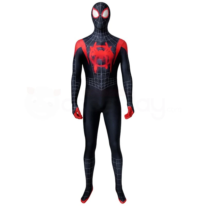 Miles Morales Bodysuit Spiderman Into The Spider-Verse Cosplay Costume 2 Miles Morales Bodysuit Spiderman Into The Spider-Verse Cosplay Costume - Image 2