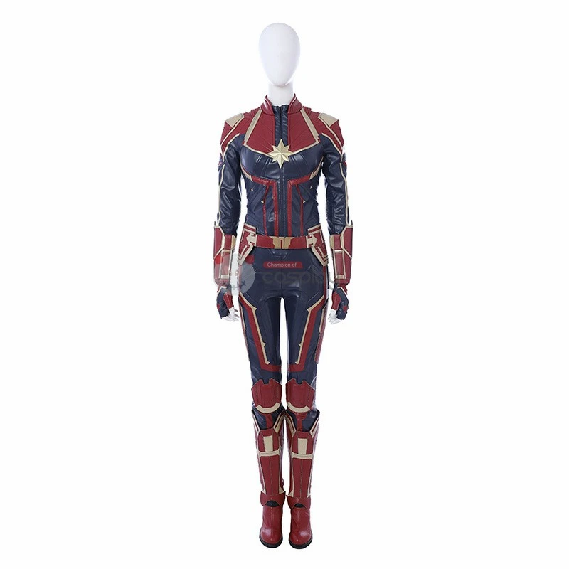 Carol Danvers Cosplay Costume Captain Marvel Costume 2 Carol Danvers Cosplay Costume Captain Marvel Costume - Image 2