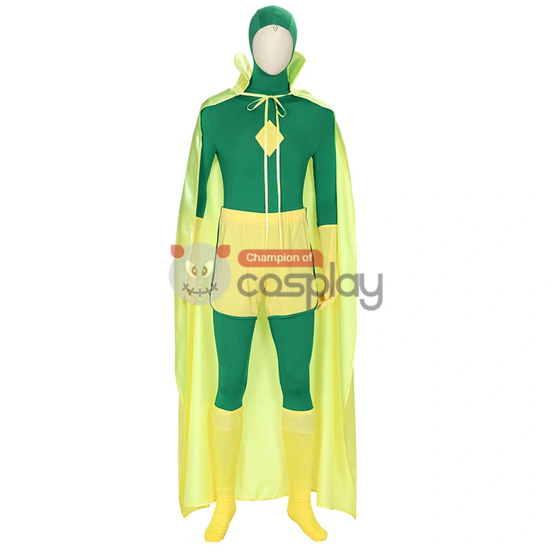 Vision Cosplay Costume 2021 WandaVision Cosplay Suit 2 Vision Cosplay Costume 2021 WandaVision Cosplay Suit - Image 2