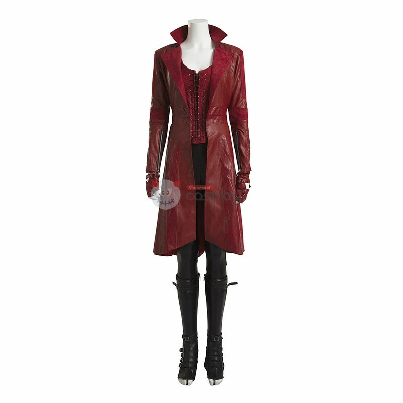 Marvel Captain America Civil War Scarlet Witch Wanda Maximoff Cosplay Costume 2 Marvel Captain America Civil War Scarlet Witch Wanda Maximoff Cosplay Costume - Image 2