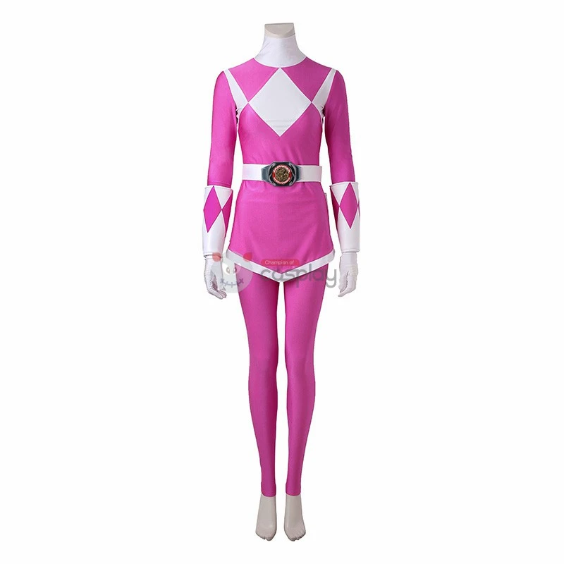 Mei Ptera Ranger Costume Pink Mighty Morphin' Power Rangers Cosplay Costumes 2 Mei Ptera Ranger Costume Pink Mighty Morphin' Power Rangers Cosplay Costumes - Image 2