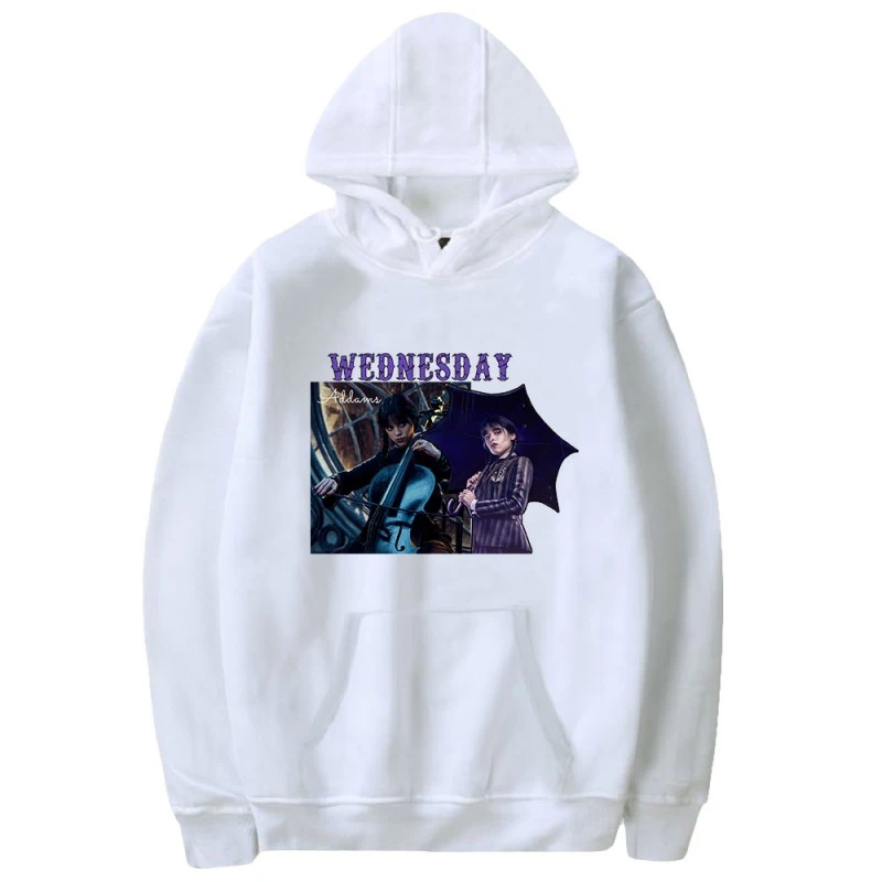 Wednesday Swearshirts The Addams Family Print Hoodie Unisex 4 Wednesday Swearshirts The Addams Family Print Hoodie Unisex - Image 4