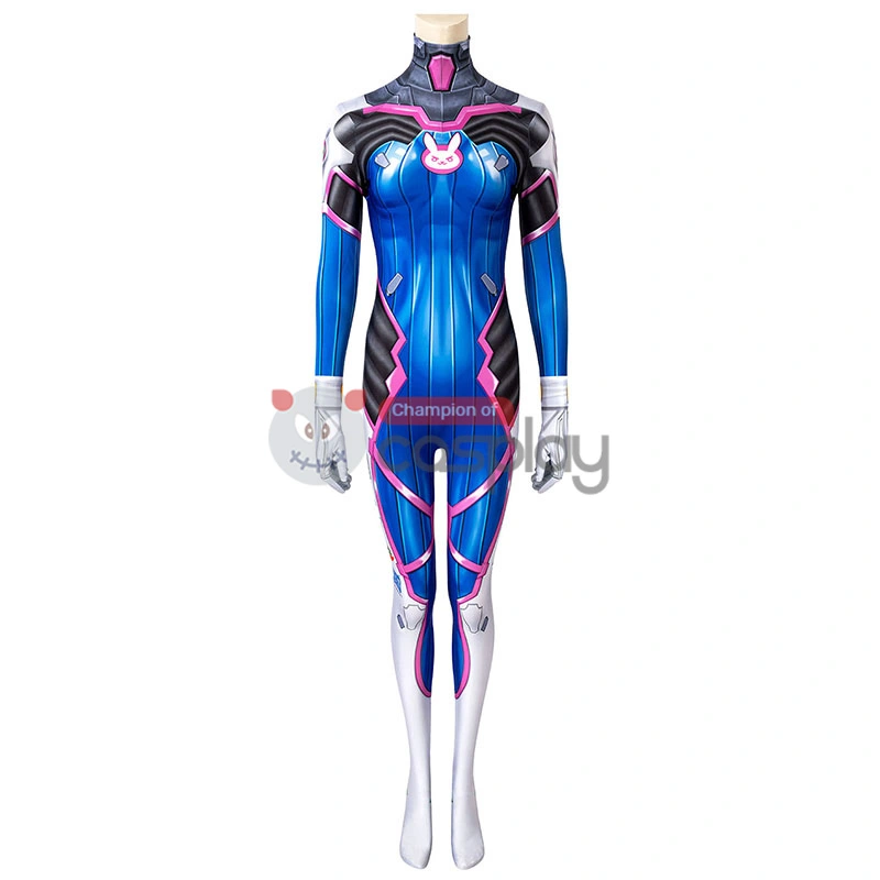 Overwatch D.Va Cosplay Costume OW Hana Song Jumpsuit 2 Overwatch D.Va Cosplay Costume OW Hana Song Jumpsuit - Image 2