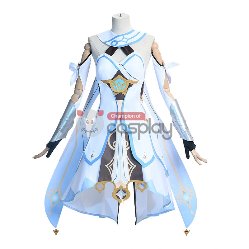 Genshin Impact Cosplay Suit Traveler Lumine Costume 2 Genshin Impact Cosplay Suit Traveler Lumine Costume - Image 2