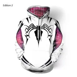 Spider Gwen Ghost Spider Fleece Zip Up Hoodie Avengers Spiderman Sweatshirts -Cheap Ready To Ship Store 11 800x800 457