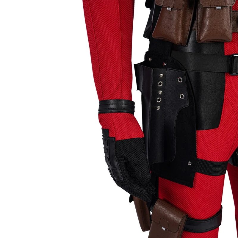 2023 Deadpool Cosplay Costumes Wade Wilson Deadpool 2 Halloween Suit Knitted Version 12 2023 Deadpool Cosplay Costumes Wade Wilson Deadpool 2 Halloween Suit Knitted Version - Image 12