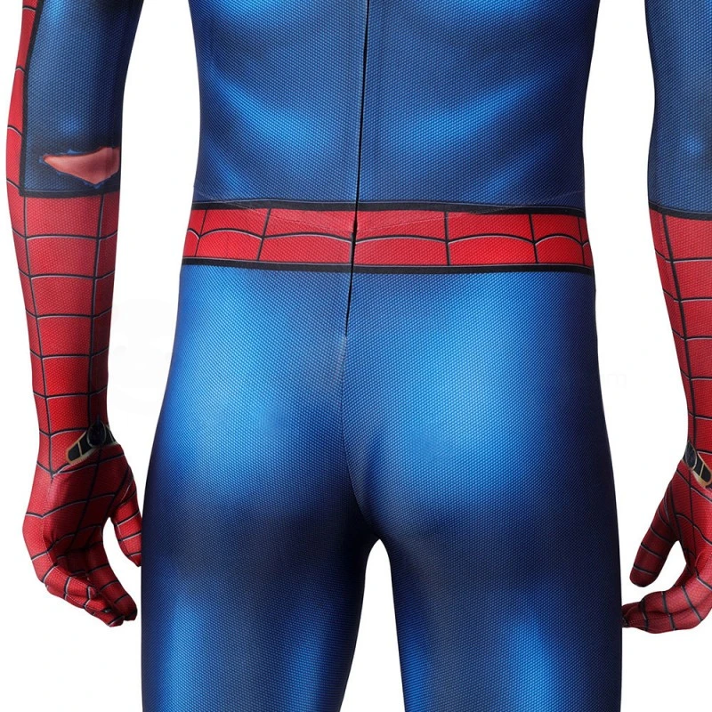 Spider-Man PS5 Classic Suit Spiderman Damaged Cosplay Costume 12 Spider-Man PS5 Classic Suit Spiderman Damaged Cosplay Costume - Image 12