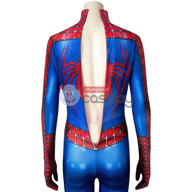 Female Spiderman Tobey Maguire Jumpsuit Spider Man Cosplay Suit 13 Female Spiderman Tobey Maguire Jumpsuit Spider Man Cosplay Suit - Image 13