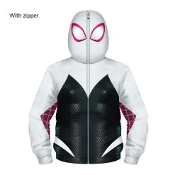 Spider Gwen Ghost Spider Fleece Zip Up Hoodie Avengers Spiderman Sweatshirts -Cheap Ready To Ship Store 12 800x800 392