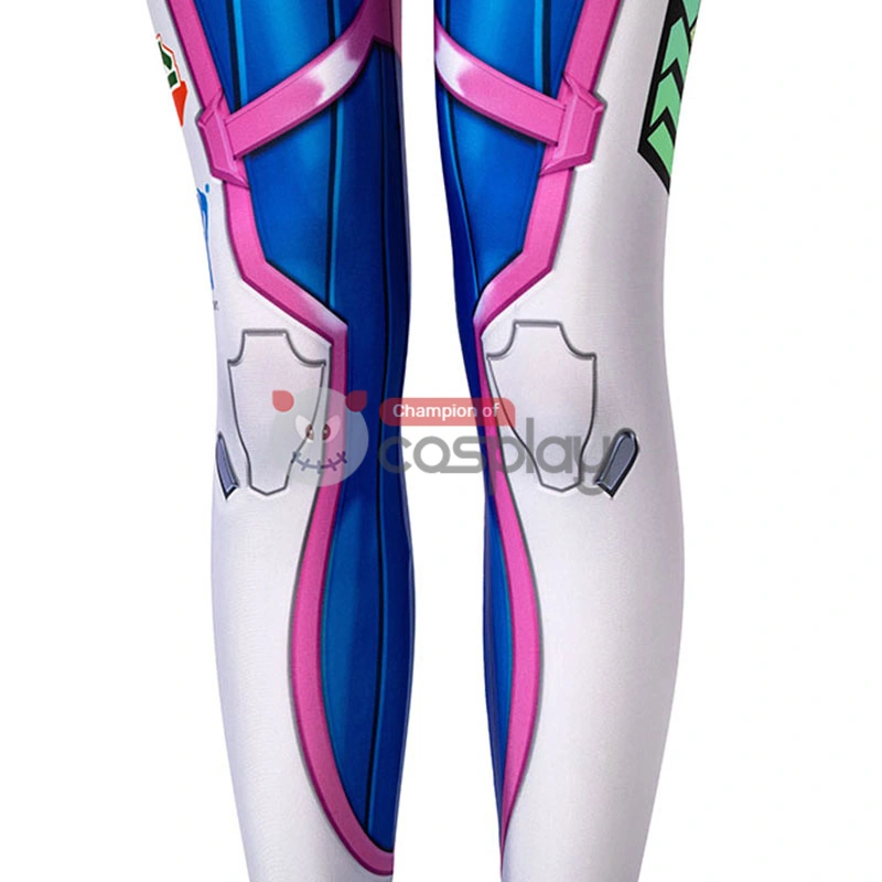 Overwatch D.Va Cosplay Costume OW Hana Song Jumpsuit 13 Overwatch D.Va Cosplay Costume OW Hana Song Jumpsuit - Image 13