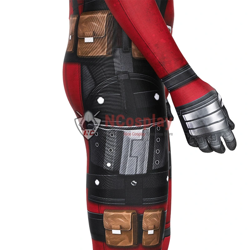 New Deadpool Wade Wilson Jumpsuit Cosplay Costume 14 New Deadpool Wade Wilson Jumpsuit Cosplay Costume - Image 14