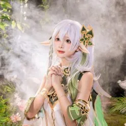 Genshin Impact Nahida Cosplay Costume Lesser Lord Dress -Cheap Ready To Ship Store 14 800x800 32
