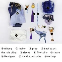 Genshin Impact Ningguang Orchid's Evening Gown Cosplay Costumes -Cheap Ready To Ship Store 14 800x800 60