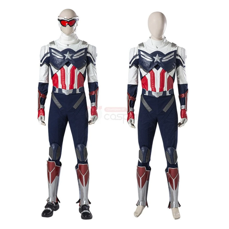 Sam Wilson Costume The Falcon And The Winter Soldier Captain America Cosplay Suit 3 Sam Wilson Costume The Falcon And The Winter Soldier Captain America Cosplay Suit - Image 3