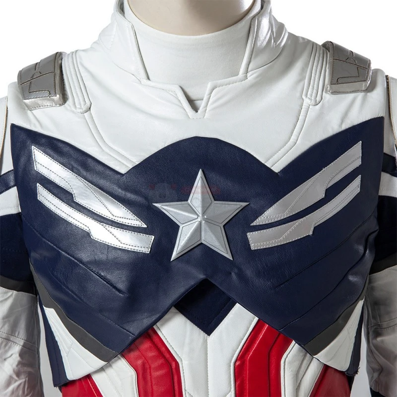 Sam Wilson Costume The Falcon And The Winter Soldier Captain America Cosplay Suit 5 Sam Wilson Costume The Falcon And The Winter Soldier Captain America Cosplay Suit - Image 5