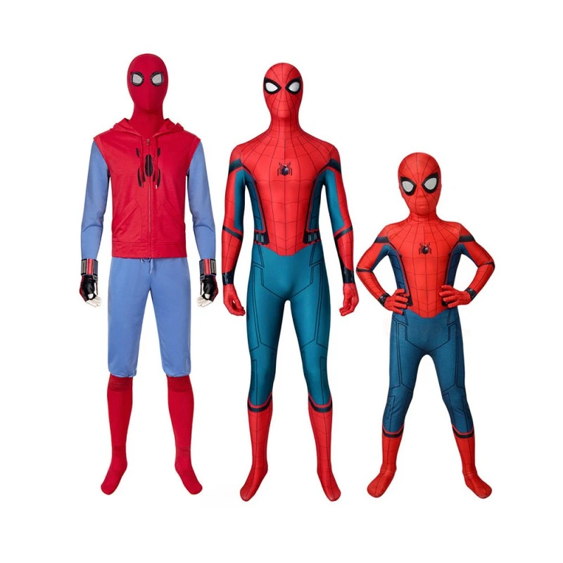 Spiderman Suit Spider-Man Homecoming Peter Park Cosplay Costumes 1 Spiderman Suit Spider-Man Homecoming Peter Park Cosplay Costumes