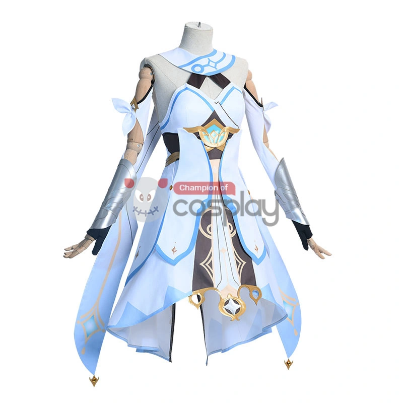Genshin Impact Cosplay Suit Traveler Lumine Costume 3 Genshin Impact Cosplay Suit Traveler Lumine Costume - Image 3