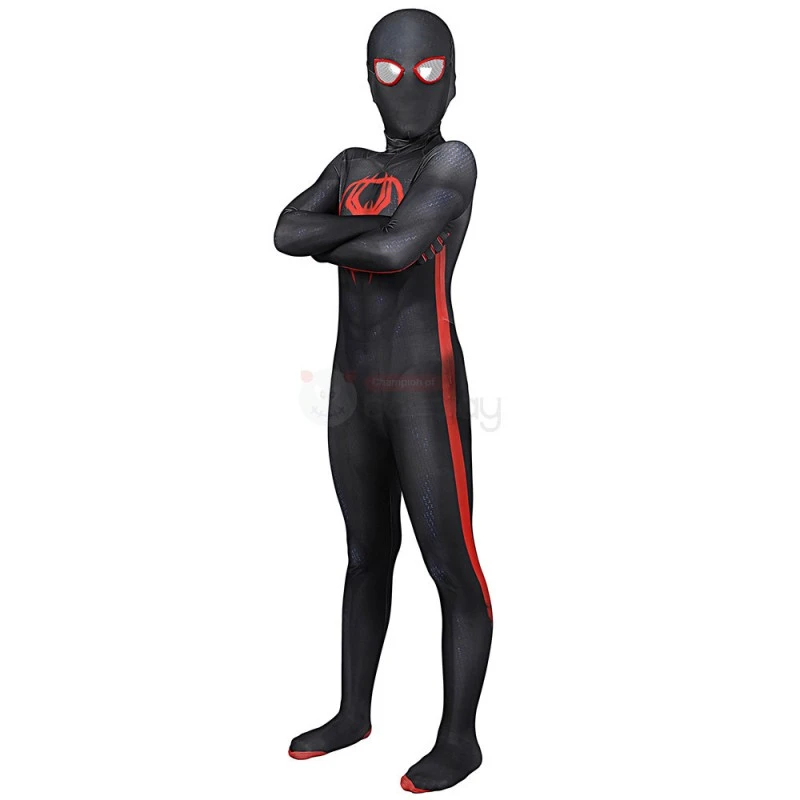 Kids Spider-Man: Across The Spider-Verse Cosplay Suit Miles Morales Costume 3 Kids Spider-Man: Across The Spider-Verse Cosplay Suit Miles Morales Costume - Image 3