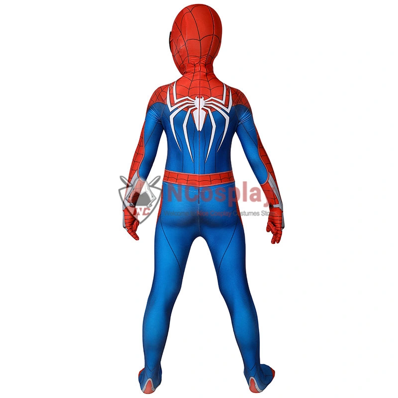 Kids Spiderman Jumpsuit Marvel Spider Man PS4 Cosplay Costume 3 Kids Spiderman Jumpsuit Marvel Spider Man PS4 Cosplay Costume - Image 3