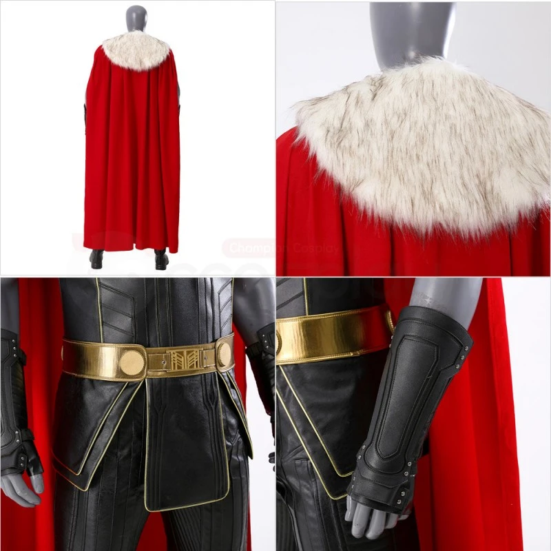 Thor 4 Love And Thunder Thor Costume Thor New Black Cosplay Suit 3 Thor 4 Love And Thunder Thor Costume Thor New Black Cosplay Suit - Image 3