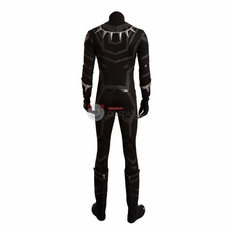 The Avengers Captain America Civil War Black Panther Cosplay Costume Deluxe Outfit 3 The Avengers Captain America Civil War Black Panther Cosplay Costume Deluxe Outfit - Image 3