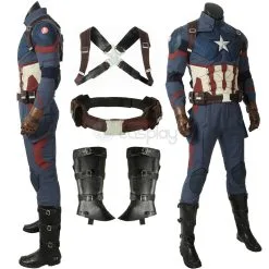 Captain America Costumes Avengers-Endgame Steve Rogers Cosplay Costumes -Cheap Ready To Ship Store 2 800x800 435