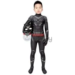 Kids Captain America Civil War T'Challa Cosplay Costume Black Panther Jumpsuit -Cheap Ready To Ship Store 2 800x800 501