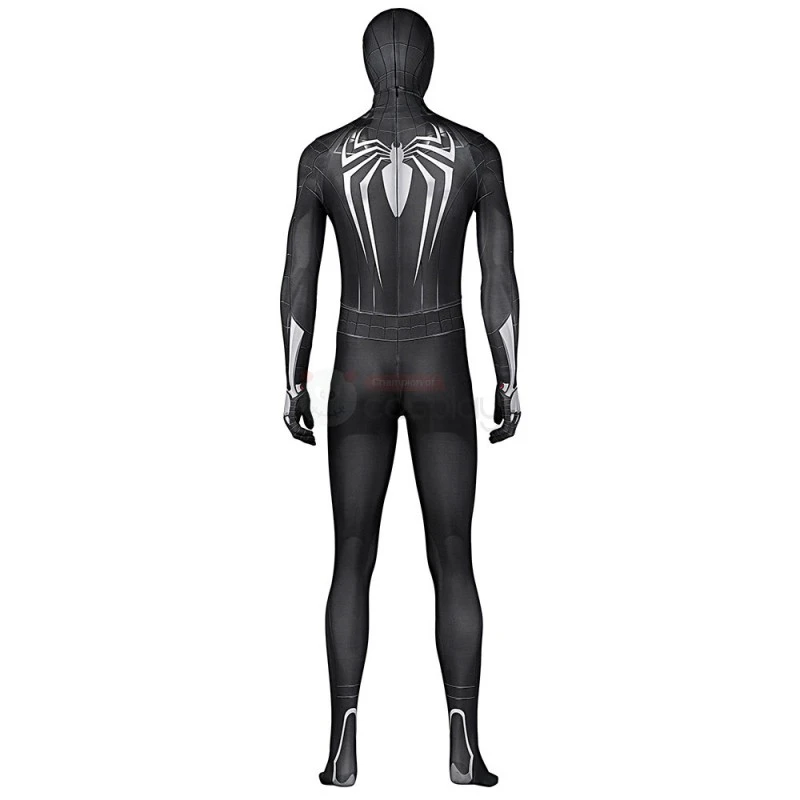 Spiderman Miles Morales Suit Spider Man Venom Black Cosplay Costume 3 Spiderman Miles Morales Suit Spider Man Venom Black Cosplay Costume - Image 3