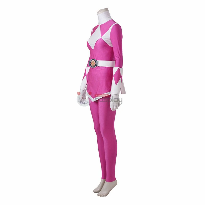 Mei Ptera Ranger Costume Pink Mighty Morphin' Power Rangers Cosplay Costumes 3 Mei Ptera Ranger Costume Pink Mighty Morphin' Power Rangers Cosplay Costumes - Image 3