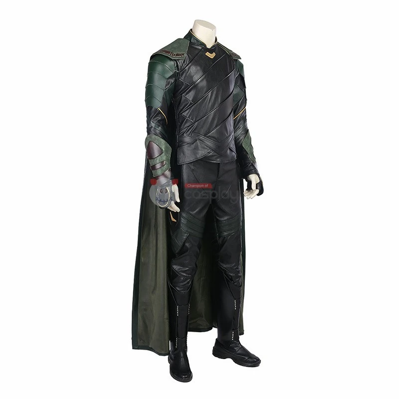 Thor Ragnarok Cosplay Costume Top Level Loki Costume 3 Thor Ragnarok Cosplay Costume Top Level Loki Costume - Image 3
