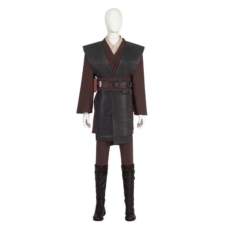 Anakin Skywalker Cosplay Costumes Star Wars Episode II Attack Of The Clones Halloween Suit 7 Anakin Skywalker Cosplay Costumes Star Wars Episode II Attack Of The Clones Halloween Suit - Image 7