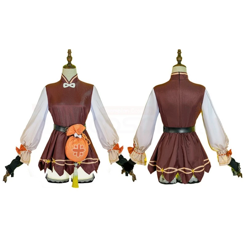 Genshin Impact Yaoyao Cosplay Costume 2 Genshin Impact Yaoyao Cosplay Costume - Image 2