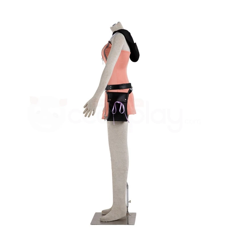 Kingdom Hearts Kairi Dress Cosplay Costume Outfit 3 Kingdom Hearts Kairi Dress Cosplay Costume Outfit - Image 3