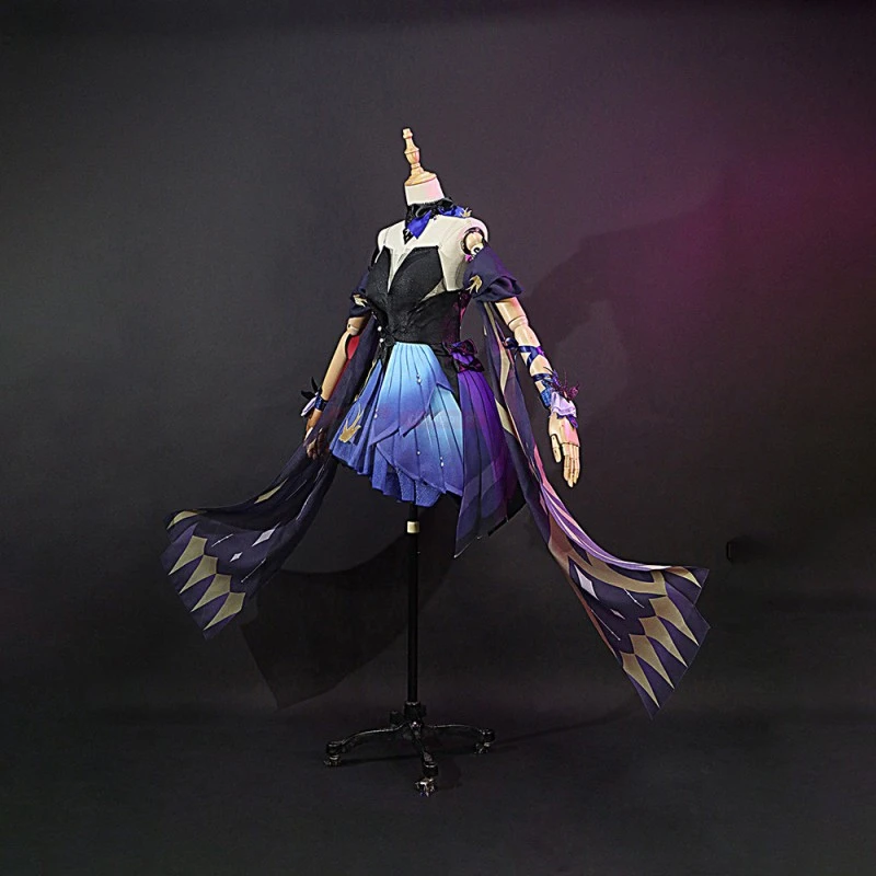 Genshin Impact Keqing Opulent Splendor Cosplay Costumes 3 Genshin Impact Keqing Opulent Splendor Cosplay Costumes - Image 3