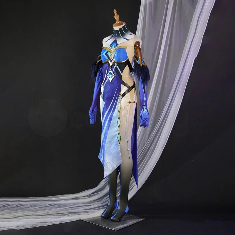 Genshin Impact Hidden Mirror Lady Costume Mirror Maiden Cosplay Suit 3 Genshin Impact Hidden Mirror Lady Costume Mirror Maiden Cosplay Suit - Image 3