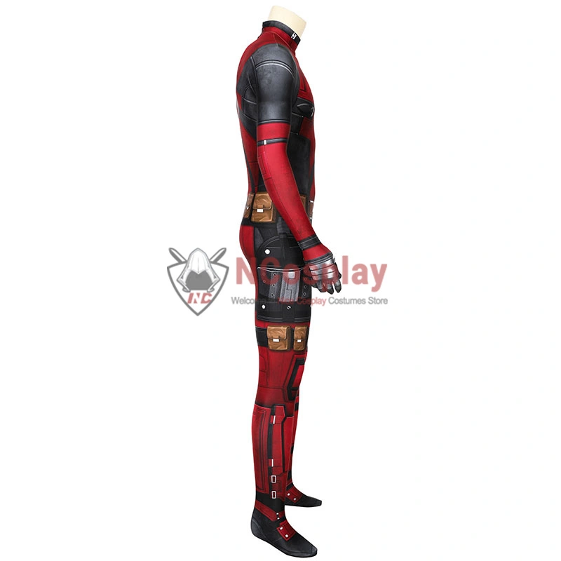 New Deadpool Wade Wilson Jumpsuit Cosplay Costume 4 New Deadpool Wade Wilson Jumpsuit Cosplay Costume - Image 4