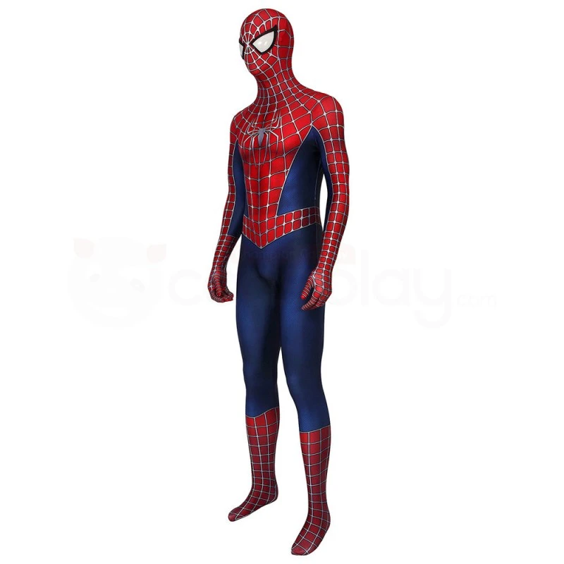 Spider Man Jumpsuit Tobey Maguire Cosplay Costume 2 Spider Man Jumpsuit Tobey Maguire Cosplay Costume - Image 2